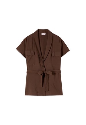 Oltre, GIACCA DESTRUTTURATA - Chaqueta fina - marrone