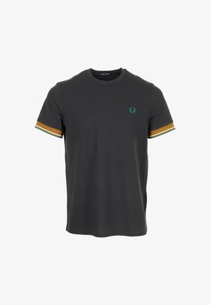Fred Perry, TWIN TIPPED CUFF T-SHIRT - Camiseta básica - anchor grey