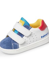 Falcotto Lauflernschuh - weiß blau