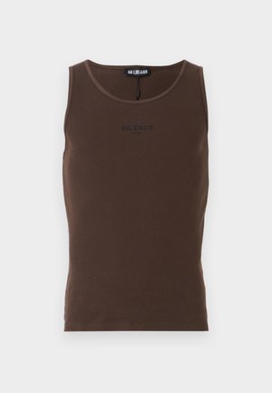Han Kjøbenhavn SLIM TANK UNISEX - Top - dark brown