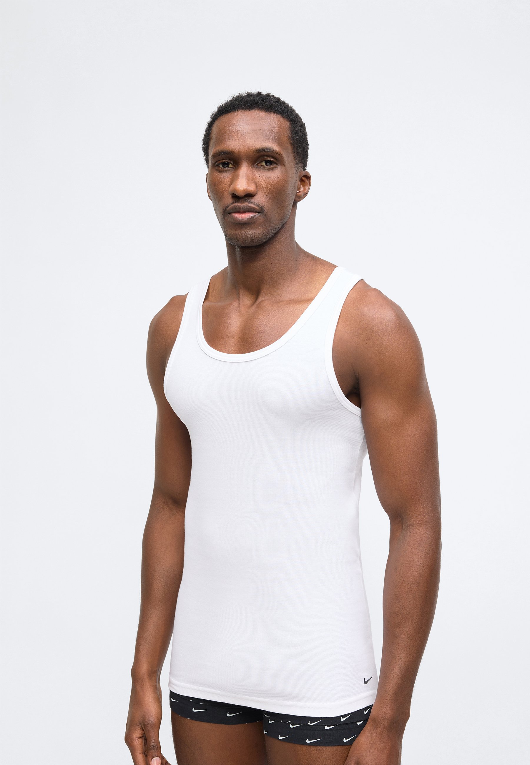 white nike undershirt