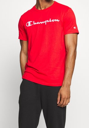 T-shirt med print - red