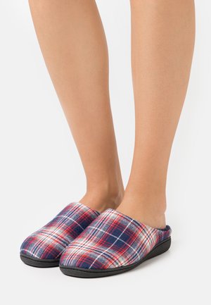 Slippers - black/red
