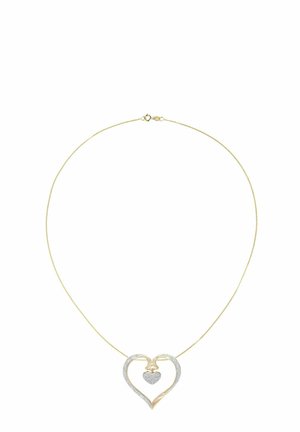 DIAMOND HEART - Collar - yellow gold-coloured
