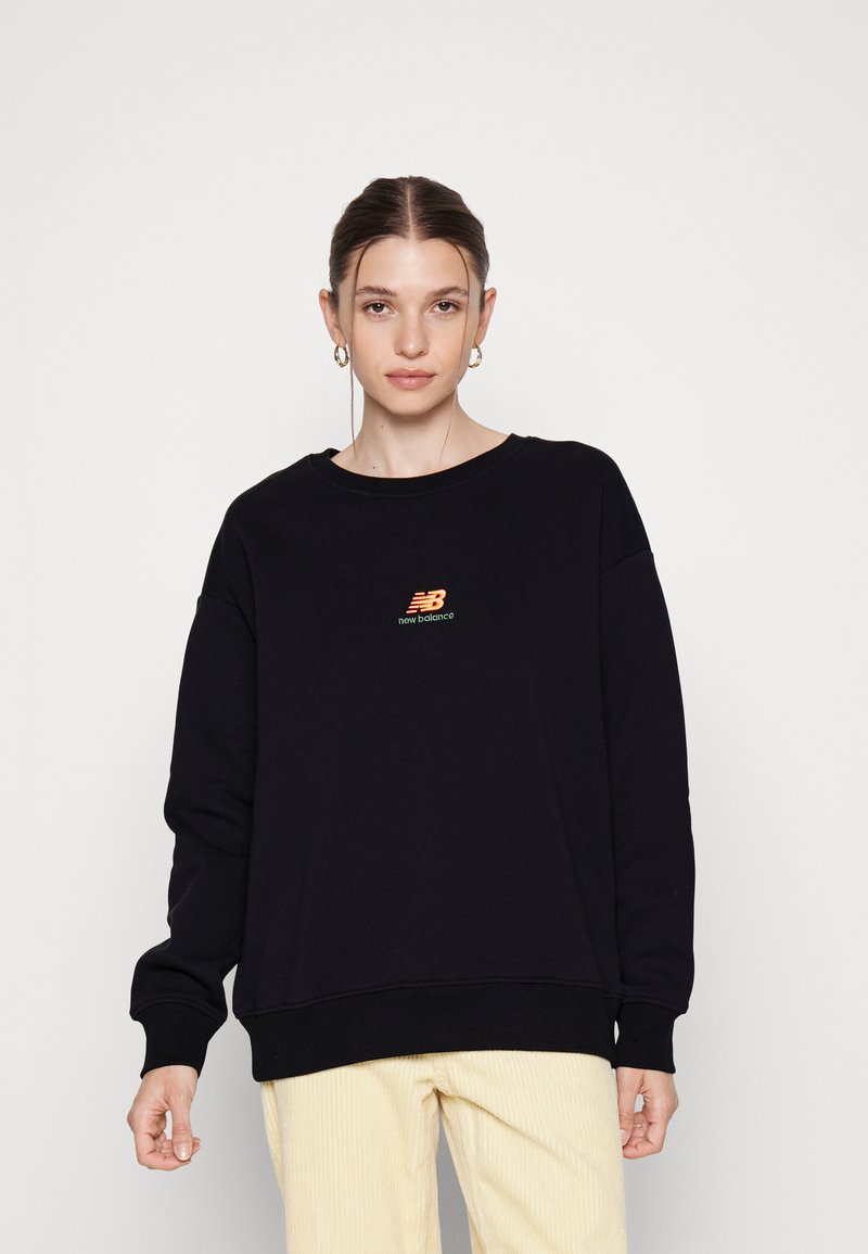 New Balance Sweatshirt - black/black - Zalando.co.uk