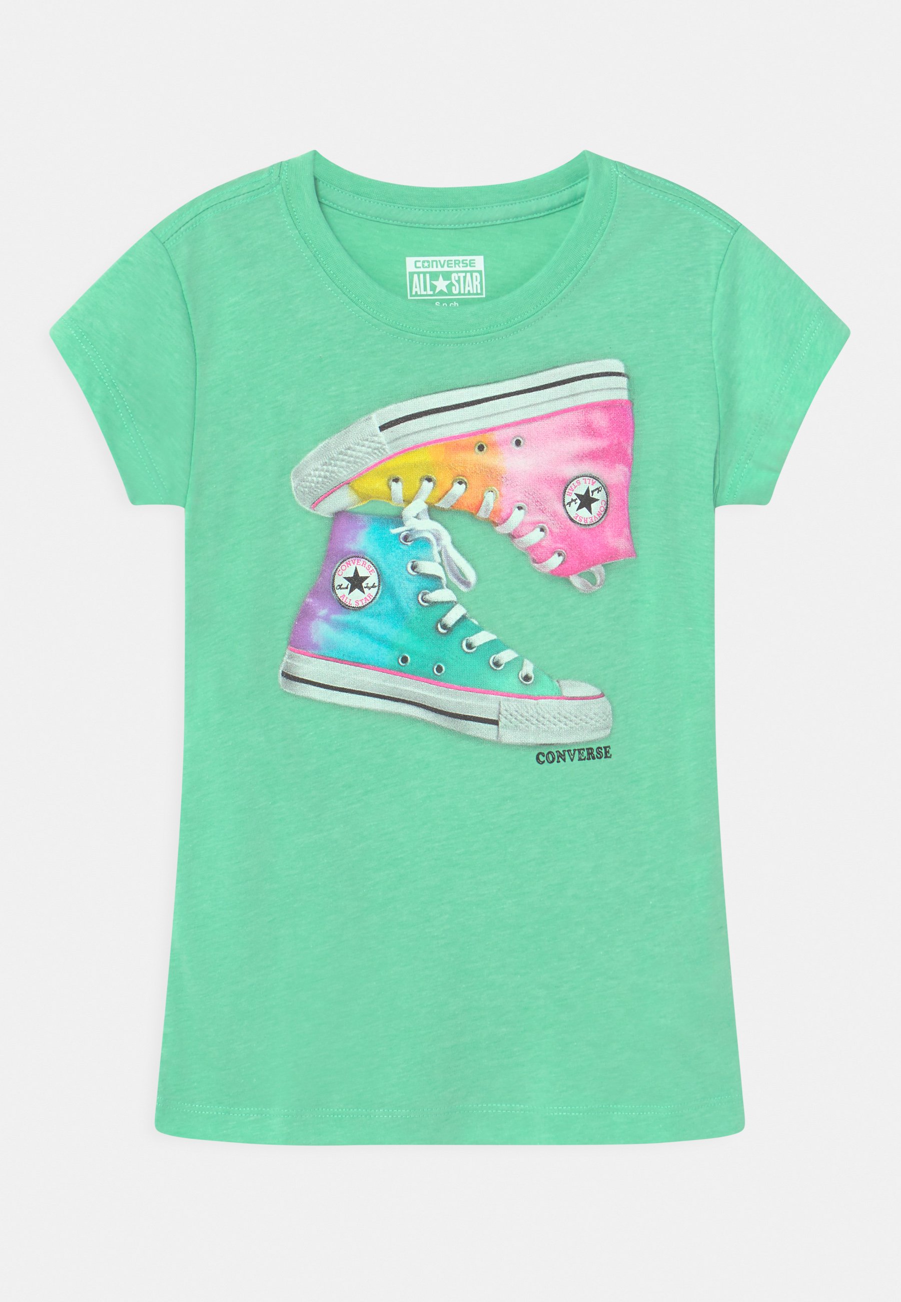 Converse OMBRE CHUCKS - T-shirt print - green glow/mintgroen - Zalando.nl