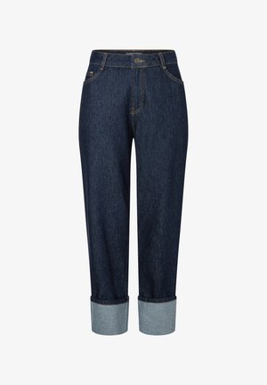More & More, MORE & MORE VERKÜRZTE JEANS, BREITER AUFSCHLAG - Jean boyfriend - rinse wash denim