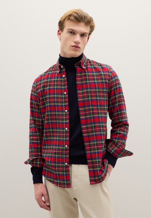 CHECKED IN REGULAR FIT - Camicia - red blue