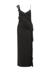 Forever New MARISSA RUFFLE MIDI DRESS - Cocktailkleid/festliches Kleid - black