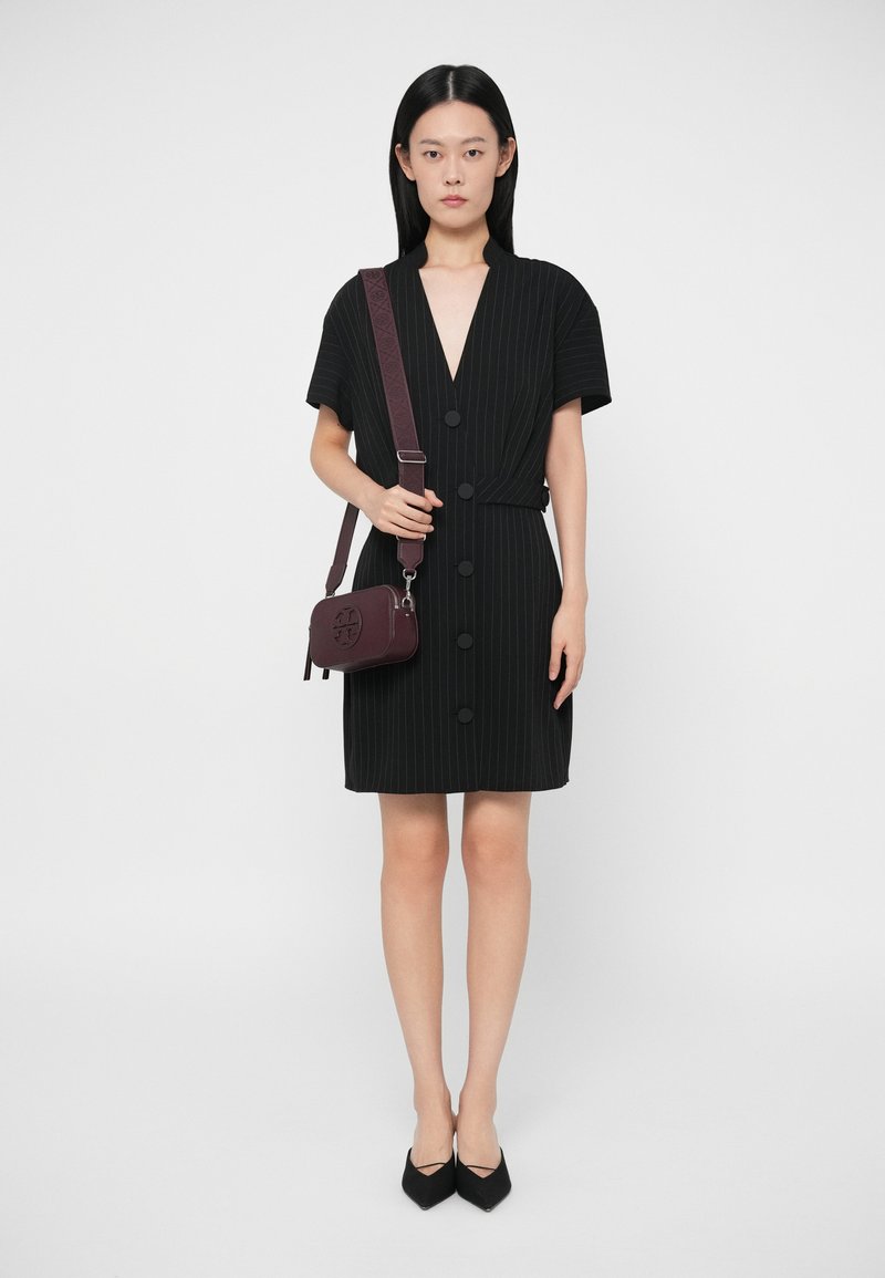 Tory Burch MILLER MINI CROSSBODY BAG - Cross body bag - dark  carmine/bordeaux - Zalando