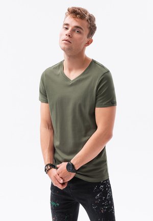 Ombre T-Shirt basic - olive