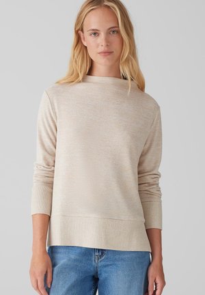 OPUS LANGARM SOMELANA - Jumper - soft oat