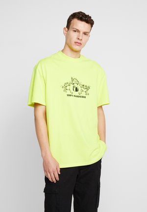 GREAT RAVE FROGS - Triko s potiskem - yellow