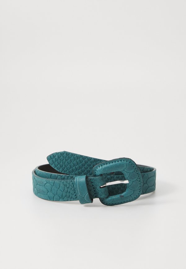 LEATHER BELT - Gürtel - teal
