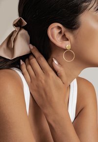 Hey Happiness CIRCLE HOOPS - Pendientes - goldfarben