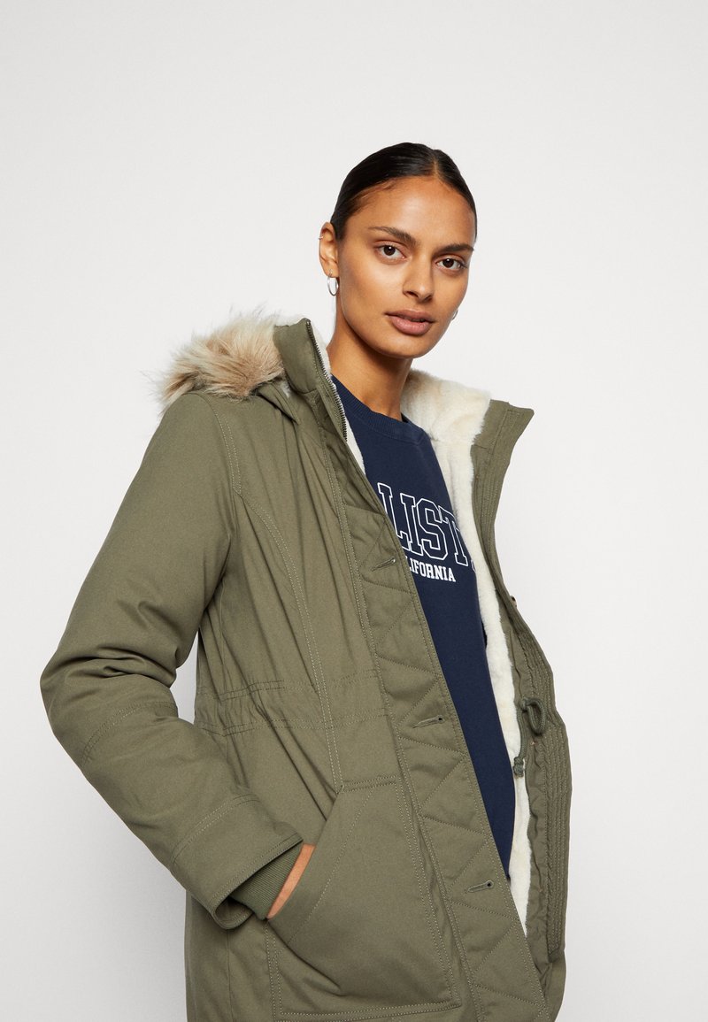 Co. Abrigo de invierno - beetle green/gris oscuro jaspeado - Zalando.es