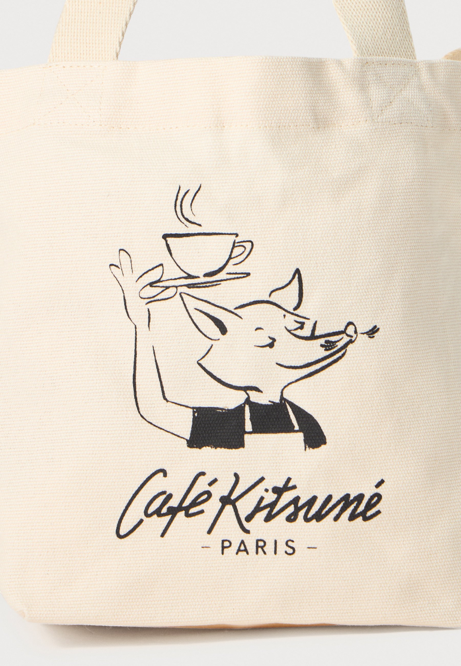バッグ CAFE KITSUNE COFFEE CUP TOTE BAG CAFE KITSUNE COFFEE CUP TOTE BAG（トートバッグ）｜Maison