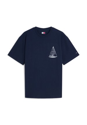 Tommy Jeans, - T-shirt z nadrukiem