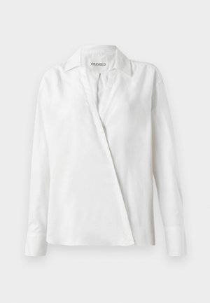 ASYMMETRIC SHIRT - Bluza s gumbima - ivory