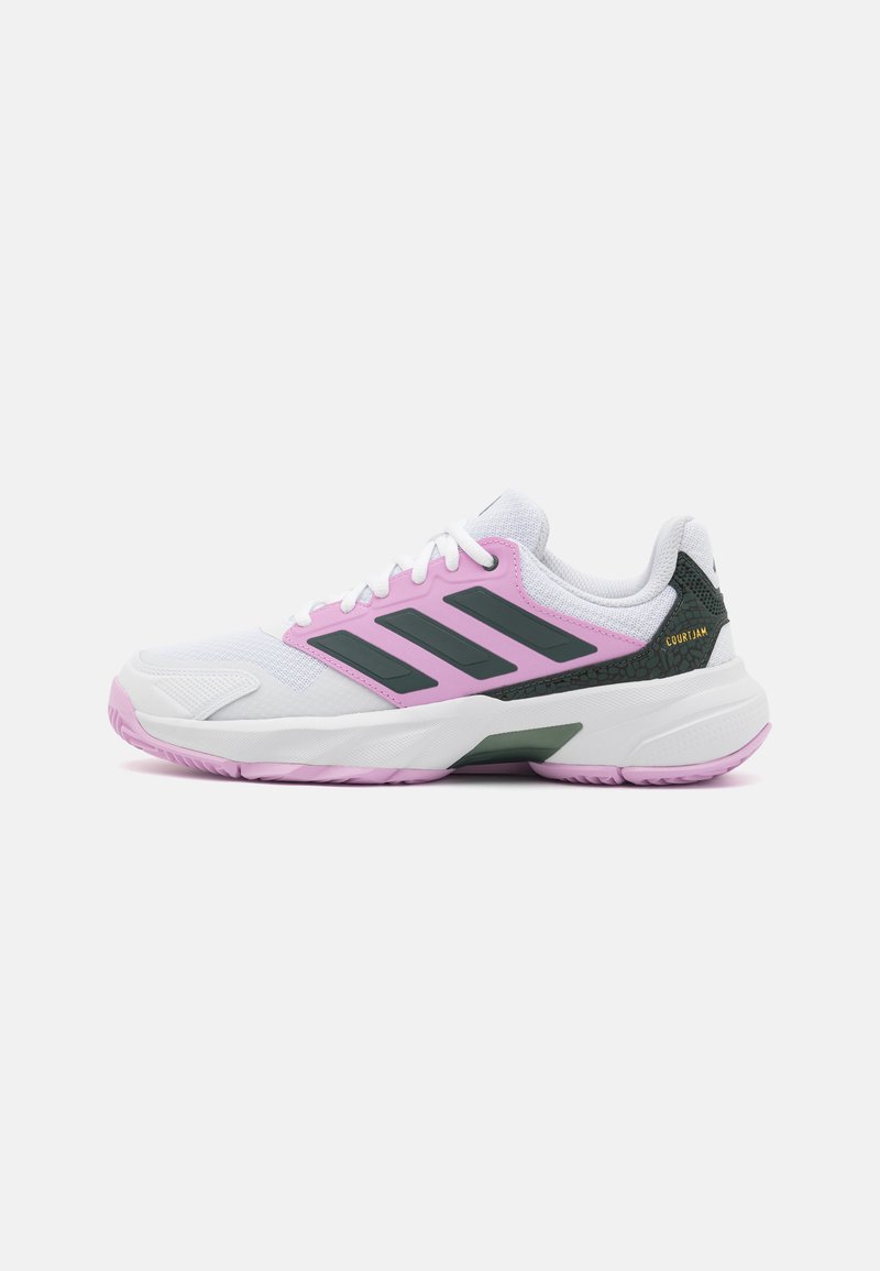 adidas Performance - COURTJAM CONTROL 3 TENNIS - Tennisschoenen voor alle ondergronden - bronze strata/legend ink/bliss lilac, Vergroten