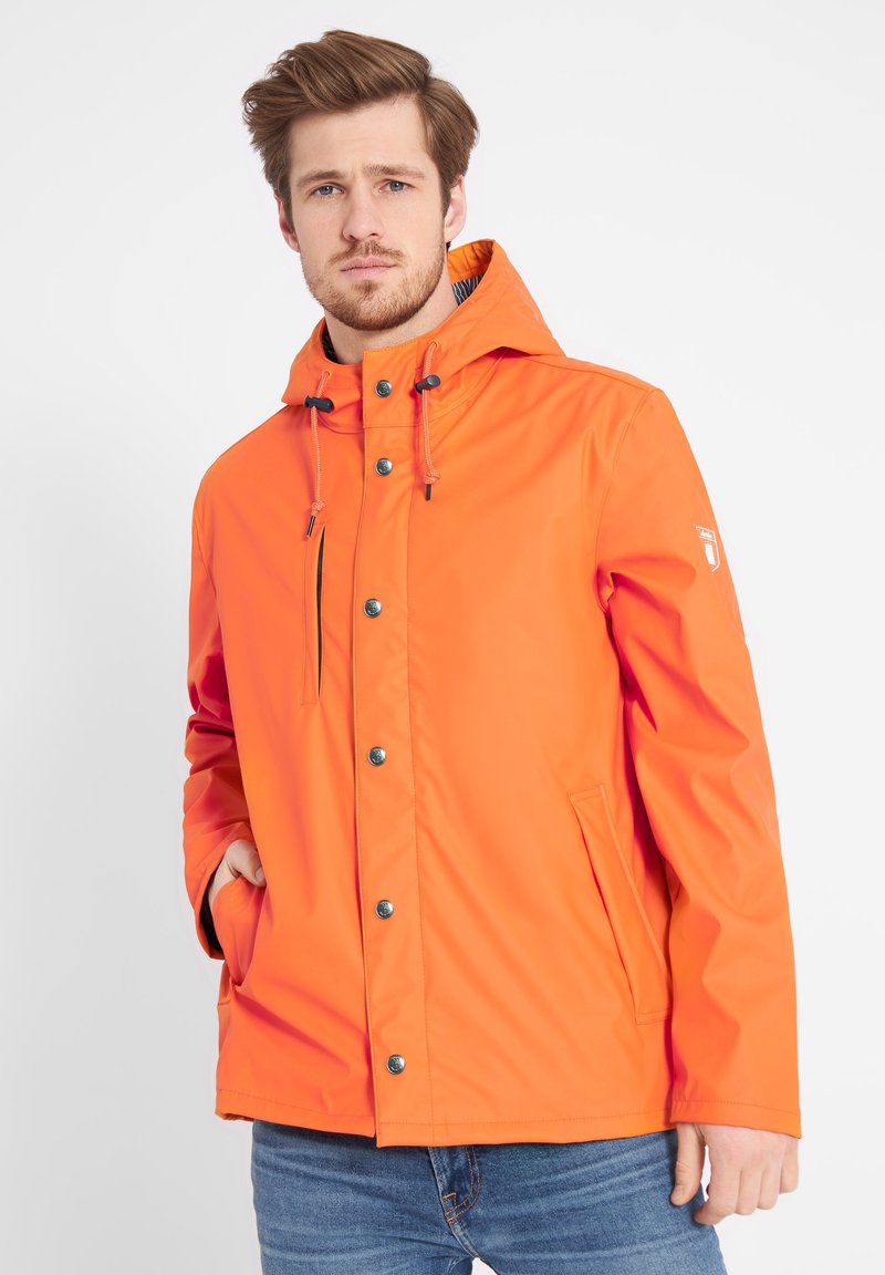 Derbe PASSBY - Parkas - sun orange navy