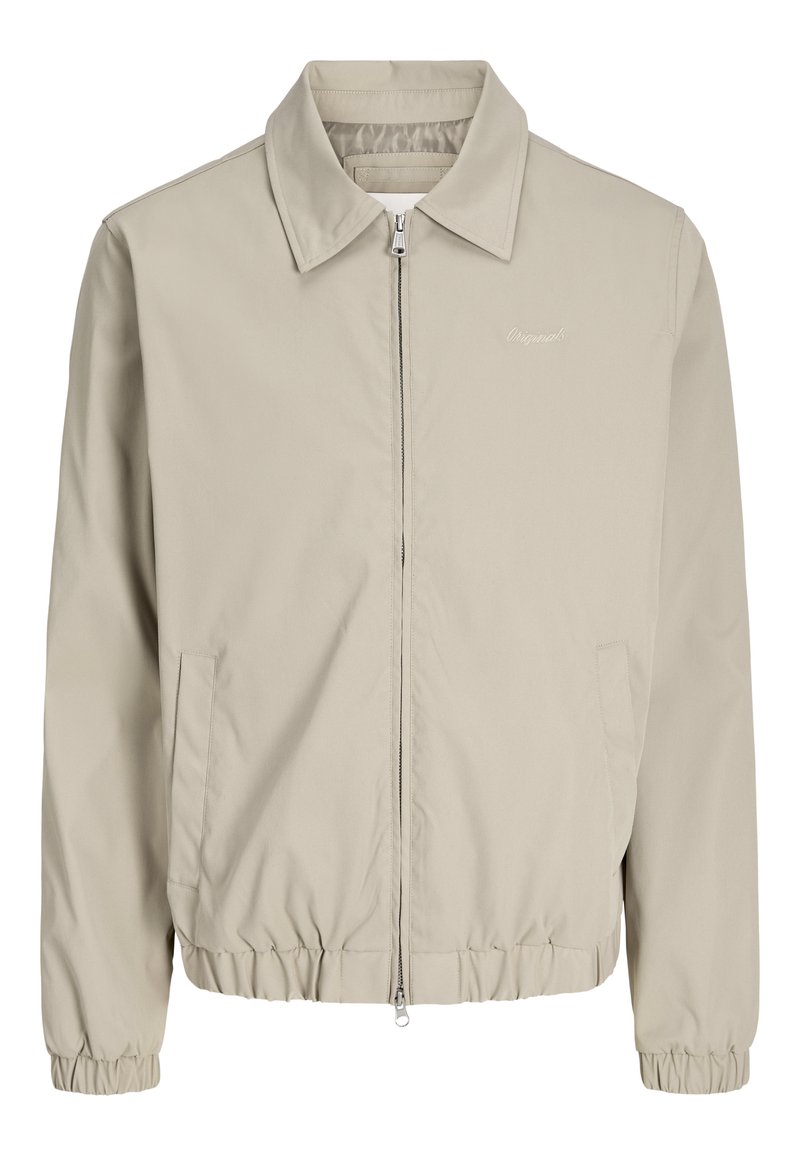 Jack & Jones JORCATSKILLS HARRINGTON JACKET - Light jacket - crockery ...