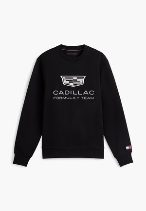 Tommy Hilfiger TH X CADILLAC FORMULA 1 TEAM LOGO CREWNECK UNISEX - Mikina - black