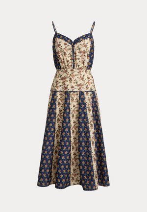 Polo Ralph Lauren, SLEEVELESS MIXED-PRINT PANELED DRESS - Päevakleit - multi-colored