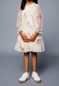 Needle & Thread TRAILING BLOOMS LONG SLEEVE KIDS DRESS - Koktejlové šaty / šaty na párty - moonshine