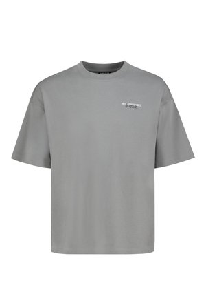 Sublevel, SUBLEVEL T-SHIRT OVERSIZED BACKPRINT - Print T-shirt - grey