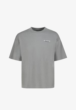 Sublevel, SUBLEVEL T-SHIRT OVERSIZED BACKPRINT - T-Shirt print - grey