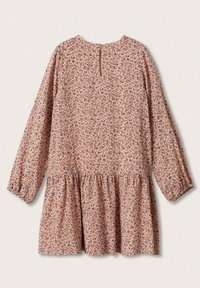 Mango Kids MET BLOEMETJESPRINT - Vardagsklänning - pink