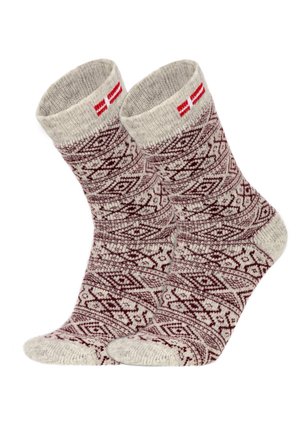 2 PAAR CANADIEN - Socken - rot