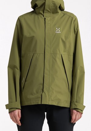 Kuoritakki - mottled dark green