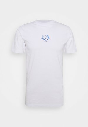 LA TEE UNISEX - Print T-shirt - white