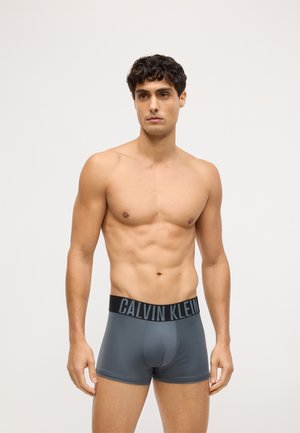 TRUNK INTENSE POWER 3 PACK - Úzke boxerky - black/turbulence/vermillion brown