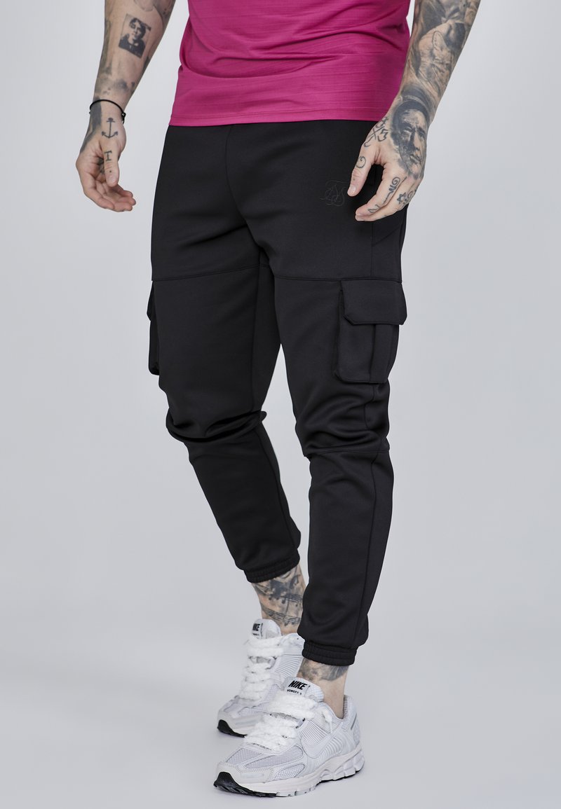 SIKSILK Pantalones cargo - black