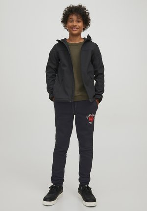 JPSTLOGO - Jogginghose - black /oatmeal/true red