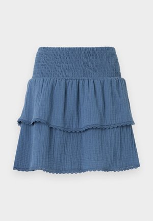 JDY, JDYTHEIS LIFE SMOCK SKIRT - Φούστα σε γραμμή Α - vintage indigo