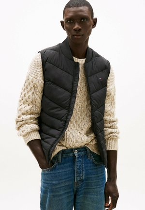 WATER REPELLENT QUILTED - Chaleco - black