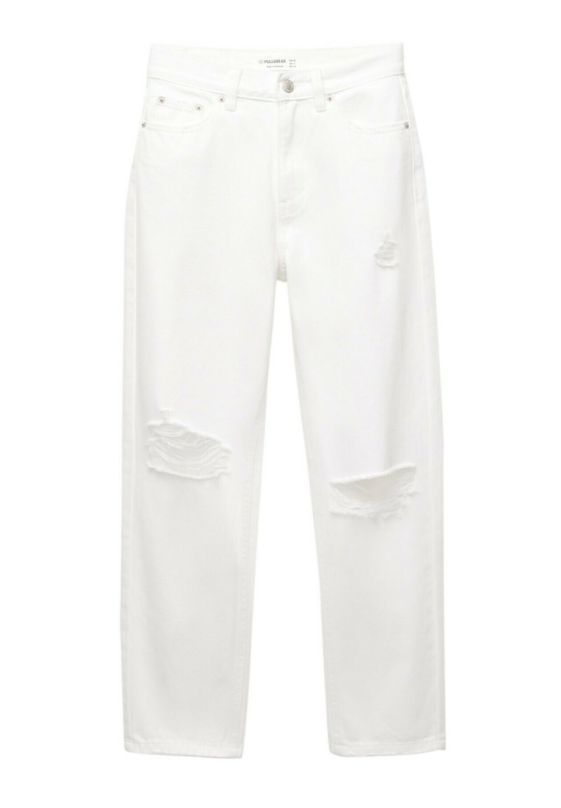 PULL&BEAR Straight leg jeans wit