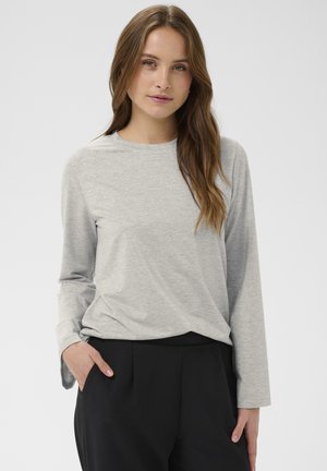 LS - Bluse - pearl grey mel