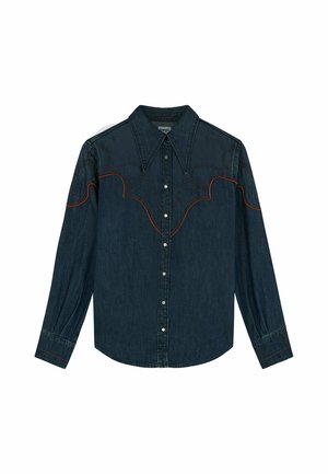 Wrangler, LONG SLEEVE WESTERN YOKE SHIRT FOR WOMENS - REGULAR FIT - Hemdbluse - saloon shadow