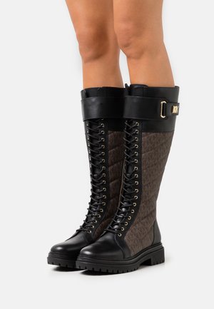 STARK BOOT - Bottes à lacets - black/brown