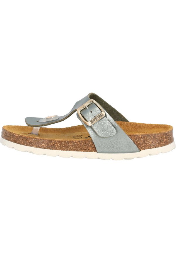 KOS - Zehentrenner - grün metallic