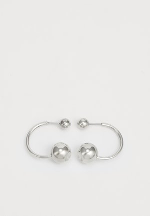 SCULPTURAL BUBBLES - Korvakorut - silver-coloured