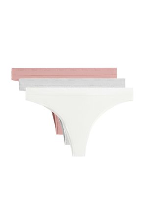 3 COTTON BLEND LOGO BRAZILIAN - Perizoma - pink