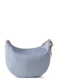 Borbonese LUNA MIDDLE CON ZIP - Cross body bag - topaz light grey