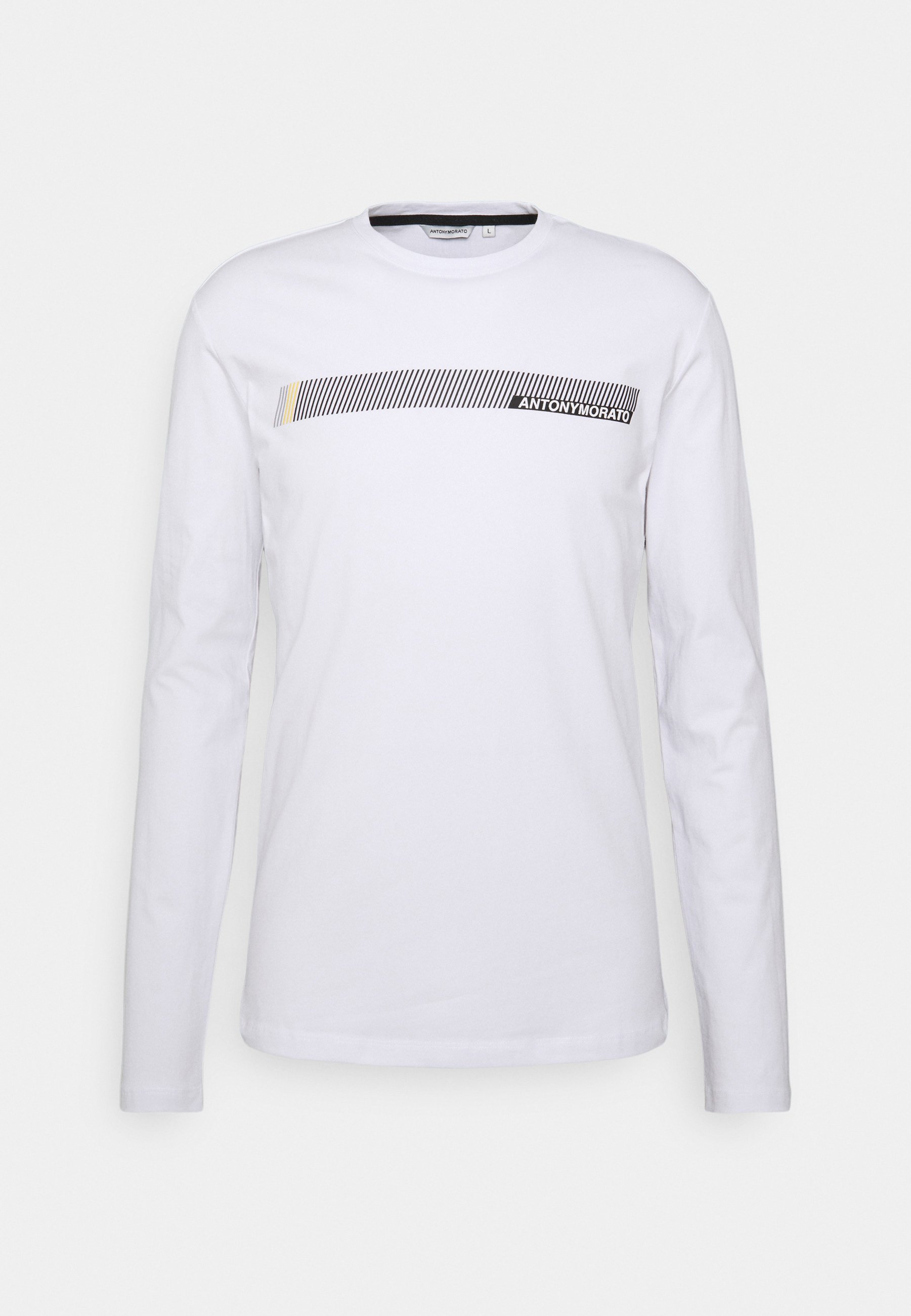 Antony Morato SUPER SLIM FIT IN STRETCH - Ilgarankovis viršutinės dalies  drabužis - white/balta - Zalando.lt