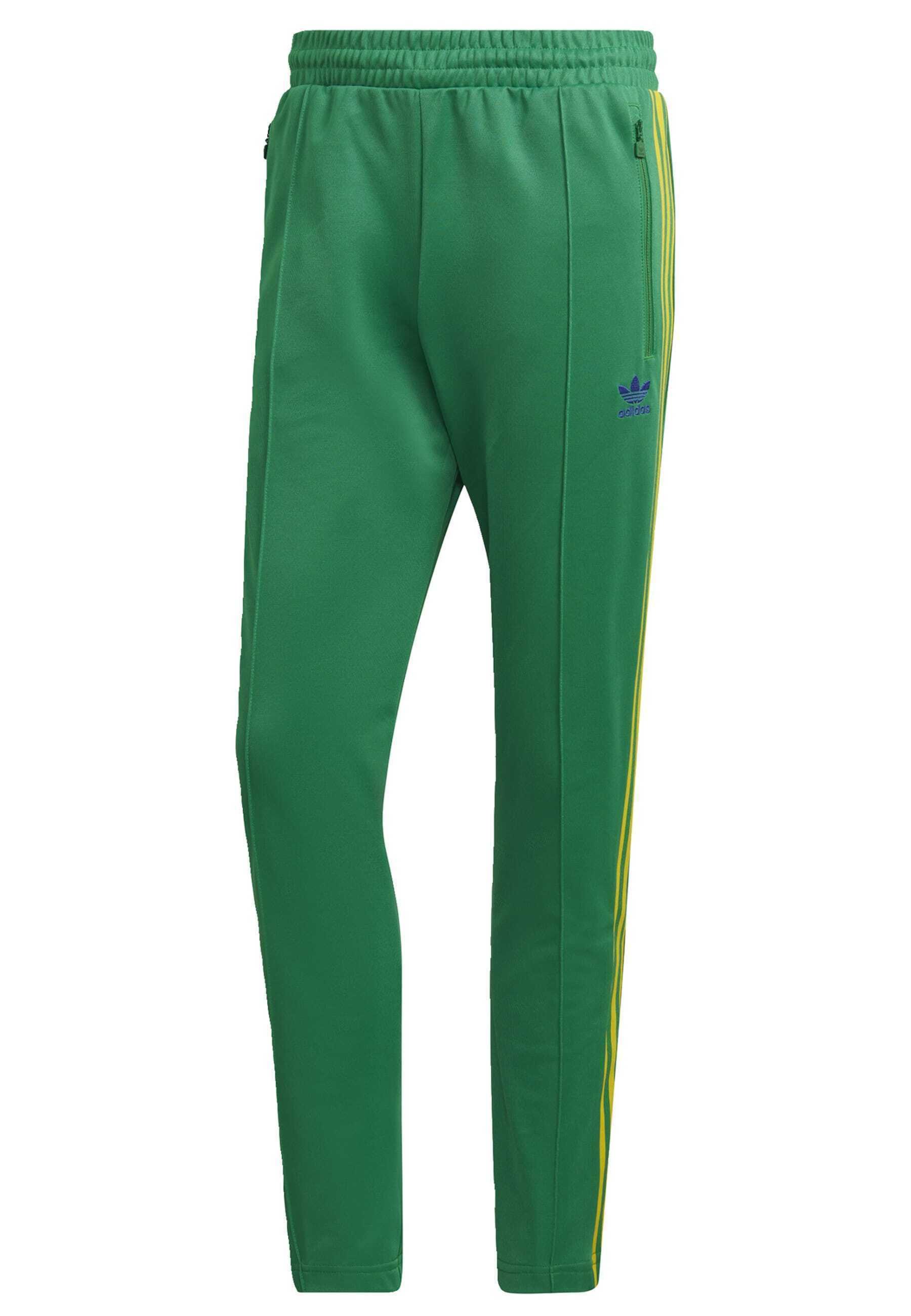 adidas Originals FB NATIONS TP - Trainingsbroek - team green team  yellow/groen - Zalando.nl